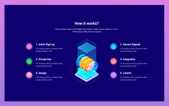 Elevate Your Digital Presence with 7 Colorful Services UI Elements