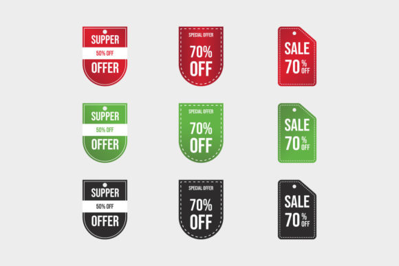 Elevating Brand Visibility with High-Impact Special Offer Discount Badge Vectors