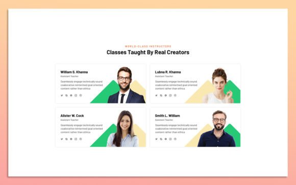Evaluating the 11.Team Member Widget Design Elements for Modern Web Interfaces