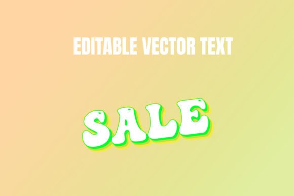 Mastering the Sale Editable Text Effect
