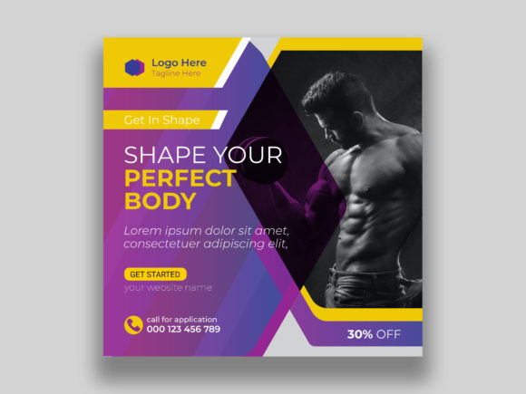 Optimizing Gym Marketing with Editable Social Media Banners