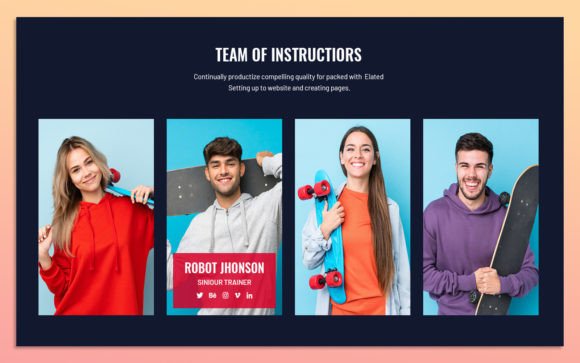 Optimizing Web Presence with 18 Team Member UI Elements and Customizable Widget Designs